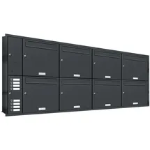 AL Briefkastensysteme Premium RAL 7016 Grau