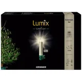 Krinner Lumix Superlight Mini Erweiterungsset, 6 LED Kerzen, cashmere