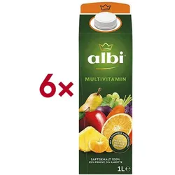 Albi 6er-Pack Fruchtsaft »Multivitamin« 1 Liter