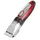Clipster Akkuschermaschine Sonic Rot/Schwarz 4 Aufsteckkämme