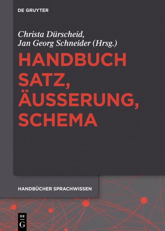 Handbuch Satz  Äußerung  Schema  Gebunden