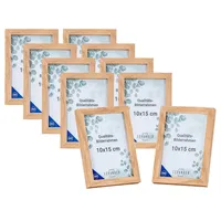 Levandeo 10er Set Portrait Bilderrahmen Made in EU 10x15