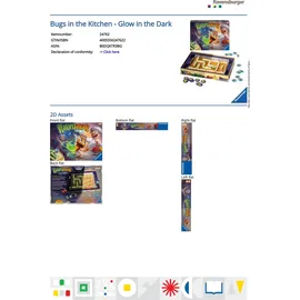 Ravensburger 24762 Kakerlakak Glow in the Dark