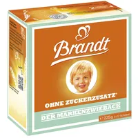 Brandt Markenzwieback ohne Zuckerzusatz 225g