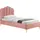 Hti-Living Polsterbett 90 x 200 cm Yoris Pink