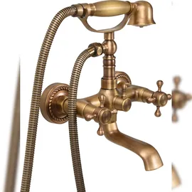 TRIZERATOP Badewannenarmatur RETRO Bronze