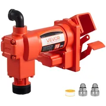 Vevor Kraftstoff-Transferpumpe, 230 V AC, elektrische Diesel-Transferpumpe, 57 l/min, maximale Saughöhe 2,4 m, maximale Förderhöhe 11,28 m, für Benzin, Kerosin, Biodiesel, Ethanol