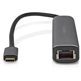 Nedis USB Multi-Port-Adapter USB 3.2 Gen1 5-in-1 - USB-CTM Stecker, HDMITM Buchse, RJ45 3x USB-A Buchse, 5 GBP