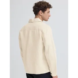 CASUAL FRIDAY Hemdjacke aus Leinen CFEvensen beige / taupe XXXL