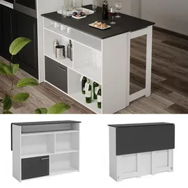Vicco Bartisch Dominic 116 x 37 cm Anthrazit/Weiß