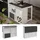 Vicco Bartisch Dominic 116 x 37 cm Anthrazit/Weiß