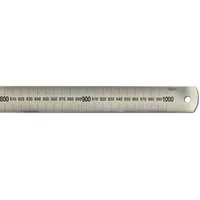 Hedue Stahlmaßstab 1000 mm Edelstahl