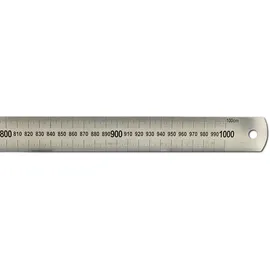 Hedue Stahlmaßstab 1000 mm Edelstahl