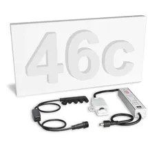 longlifeled gmbh Hausnummernleuchte 403x210mm Weiß