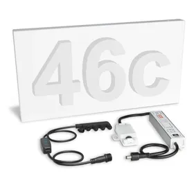 longlifeled gmbh Hausnummernleuchte 403x210mm Weiß