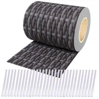 Plantiflex Plantiflex® Sichtschutzrolle für Doppelstabmattenzaun 35m - Rattan-Anthrazit