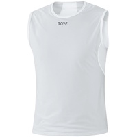 Gore Wear Herren Windstopper Base Layer Shirt Ärmellos, Light Grey/White, XXL EU