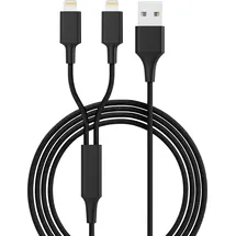 Smrter USB-A auf Lightning 1,2 m Schwarz