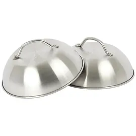 Moesta Grillabdeckung XL 22,5 cm Edelstahl silber