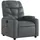 vidaXL Massagesessel Elektrisch Kunstleder 89 x 100 x 89 cm Grau