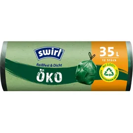 Swirl Müllbeutel 35, mit Zugband 12 Stück