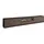 SKRAUT HOME Lowboard 310x50x37 cm Dunkler Eiche/Schwarz Holzwerkstoff