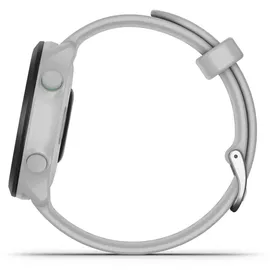Garmin Forerunner 55 mit Silikonarmband steinweiß/schwarz