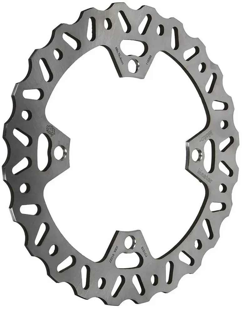 Moto-master Nitro Contoured Suzuki 110358 Bremsscheibe - Silver - One Size