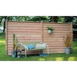 Füllbrett für Stechzaun Holz Aarberg 3 x 14 x 200 cm – Zaun Holzbretter aus Douglasie – spitz zulaufende Füllbretter – Zaunfüllung für Sichtschutz