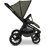 Babywelt Moon Sport moss/melange, Sportwagen-Buggy mit Liegefunktion, bis 22kg, UV-Schutz 50+, zusammenklappbar, großer Korb, Kollektion 2025