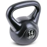trenas - Kettlebell mit Griff aus Kunststoff, Kettle Bell 14 kg, Kugelgewicht, Kugelhantel für Training, Fitness & Ganzkörper-Workouts