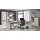 Forte Schreibtisch »Duro«, Computertisch, in 140 oder 160 cm Breite, im Landhausstil weiß / eiche antik,
