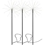 Star Trading LED-Dekoleuchte Firework Outdoor, 3er-Set warmweiß