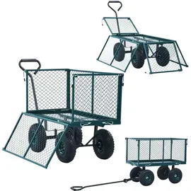 vidaXL Handwagen Gartenwagen 350 kg grün