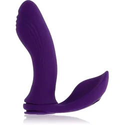 Playboy Toys Evolved Mix & Match Violet Vibrator mit Klitoris-Stimulator 12.7 cm