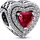 Pandora Funkelndes mehrstufiges Herz Rot 799218C02
