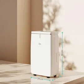 Suntec Wellness SUNTEC DryFix 20 PRO Luftentfeuchter – Weiß