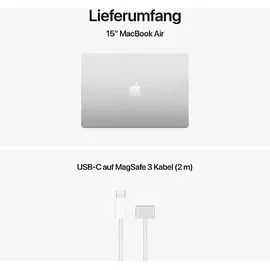 Apple MacBook Air M5 2026 15,3'' 16 GB RAM 512 GB SSD 10-Core GPU Silber