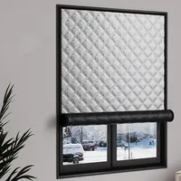 CMYAOYC Fenster Isolierung Gegen Kälte Winter-Fensterisolationsset, Wetterfeste Isolierfolie für Fenster Winterfest Machen, Wiederverwendbares Fensterisolationsset(W 120cm x H 100cm/47" x 39")