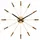 Nextime Wanduhr Plug Inn 58,0 cm 2610BR braun/weiß