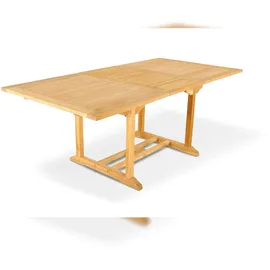 möbelliebling Gartenmöbel Set 6tlg mit Bank Teak Gartentisch ausziehbar 180-240 cm KUBA/ARUBA