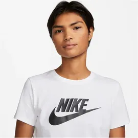 Nike Sportswear Essentials Logo T-Shirt Damen White/Black XXL