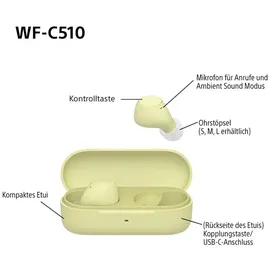 Sony WF-C510 gelb