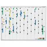 Magnetoplan Jahresübersicht 1200 x 900 mm Weiß