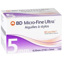 Bb Farma S.R.L. BD Micro-fine Ultra Pen-Nadeln 0,25x5 mm