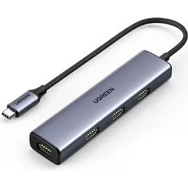 UGREEN 4 Port Usb-c Auf 4x Usb 3.2 Hub-splitter Silber