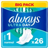 Always Ultra Day Normal mit Flügeln (26 x, Damenbinden)