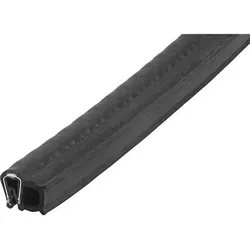 KANTENSCHUTZ-DICHTPROFIL 5000X9X13, FORM:D, EPDM SCHWARZ, KOMP:EPDM