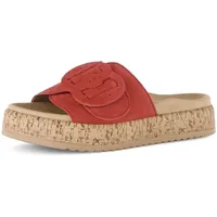 Gabor Pantolette GABOR "Pantolette", Damen, Gr. 43, rot, Schuhe Pantolette