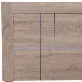 MCW Doppelbett P44 160 x 200 cm Eiche MDF Sonoma Eiche-Optik